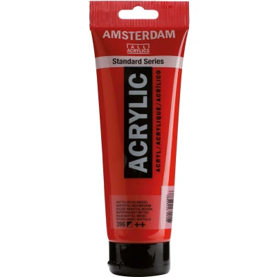Afbeelding van Standard tube 120 ml Naftolrood middel halfdekkende acrylverf