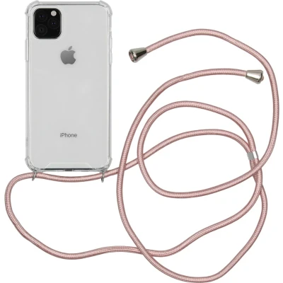 Afbeelding van iMoshion Hoesje Geschikt voor iPhone 11 Pro Max met koord Backcover Transparant
