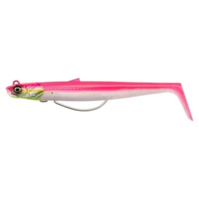 Image de Savage Gear Sandeel V2 Weedless Pink Pearl Silver 11,5cm 22g Shad