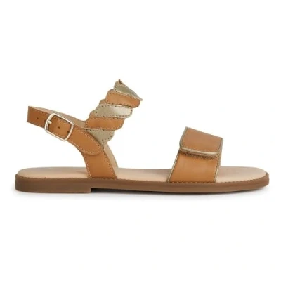 Afbeelding van Geox J Karly Girl sandalen voor meisjes, Platinum koekje, 29 EU