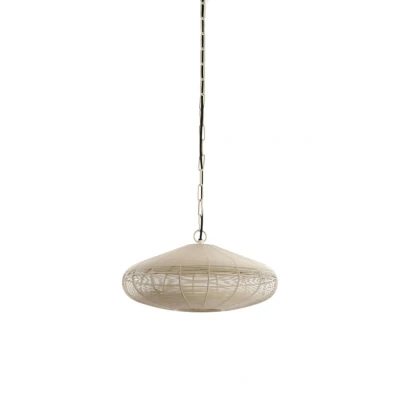 Afbeelding van Bahoto hanglamp Ø40x18 cm mat crème