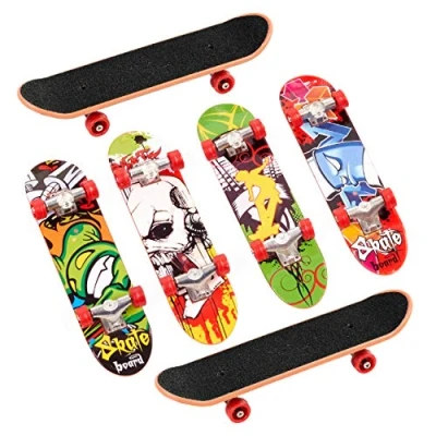 Afbeelding van THE TWIDDLERS 12 Vinger Skateboard Speelgoed, Handspelletjes Fingerboard voor Jongens Verjaardagen, Kinderfeestjes, Uitdeelcadeautjes, Traktaties