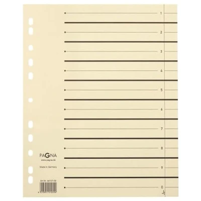 Afbeelding van PAGNA 44108 09 tabbladen, 300 x 245 27 cm, 230 g/m²