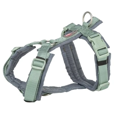 Afbeelding van Trixie Hondentuig Premium Trekking Salie Groen / Grafiet Grijs 53 64X2 CM
