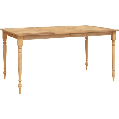 Afbeelding van vidaXL Bartafel inklapbaar 90x65x105 cm massief teakhout