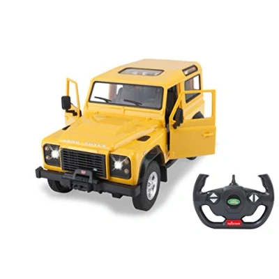 Afbeelding van Jamara Land Rover Defender 1:14 Geel 2,4 GHz
