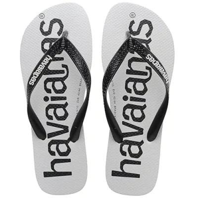 Afbeelding van Havaianas Top Logomania 2 teenslippers, uniseks, Zwart/Zwart