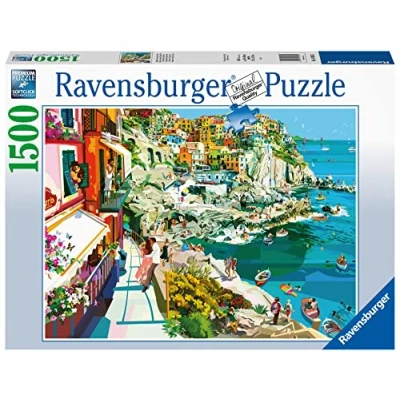 Afbeelding van Ravensburger Puzzel Romantiek In Cinque Terre 1500 Stukjes