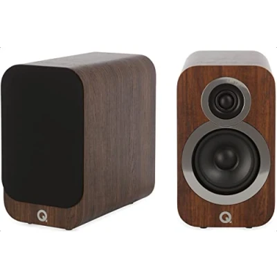 Afbeelding van Q Acoustics 3010i Boekenplank Luidsprekers Walnoot ( per paar )