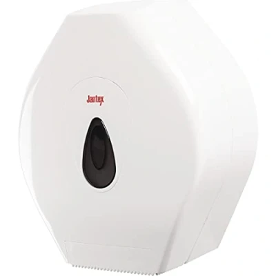 Afbeelding van Toiletroldispenser Jantex, 28(b)x32,5(h)x14,5(d)cm, toiletpapier zie: DL919