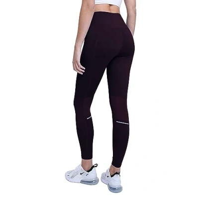 Afbeelding van TCA Women&#039;s SuperThermal Performance Workout High Waisted Running Training Tights Leggings with Pocket Gothic Grape, L