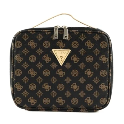 Afbeelding van GUESS Wilder Travel Cosmetic Organizer Case Bruin, Bruin