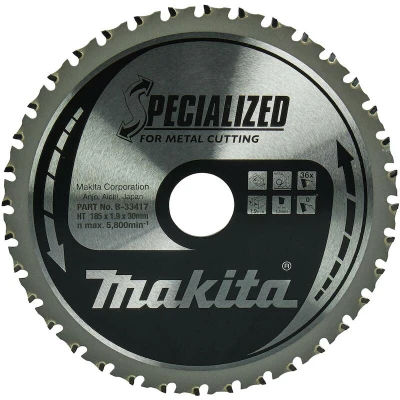 Afbeelding van MAKITA B 33417 zaagblad SPECIALIZED metaal 185x30x36T