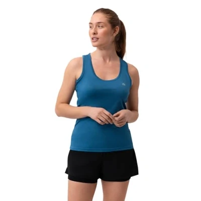 Afbeelding van DANISH ENDURANCE Sport Tank Top voor Dames, Quick Dry, Gerecycelde Materialen, 1 pack, Blauw, L