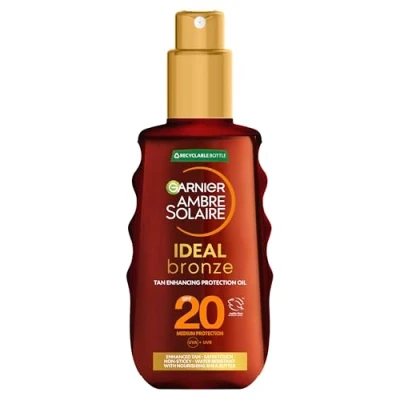 Afbeelding van Garnier Ambre Solaire Ideal Bronze Bronzer Olie 20 Spf 150 ml
