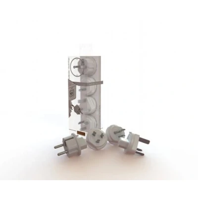 Afbeelding van Allocacoc Reisstekkers x4