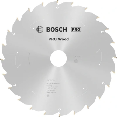 Afbeelding van Bosch Accessories 2608837713 Hardmetaal cirkelzaagblad 210 x 30 mm Aantal tanden: 24 1 stuk(s)