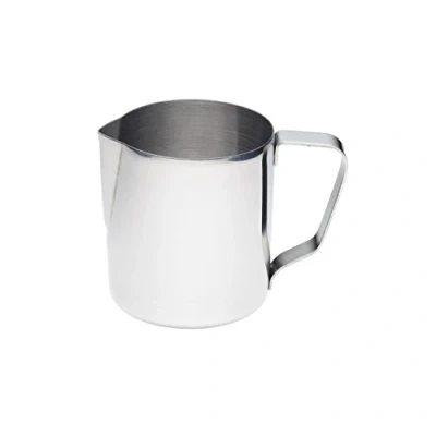 Afbeelding van KitchenCraft middelgrote roestvrijstalen melkkan / opschuimkan 600 ml (1 pt)