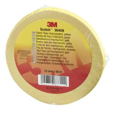 Afbeelding van Scotch 9545NY15 Textieltape Geel (l x b) 50 m 15 mm 1 stuk(s)
