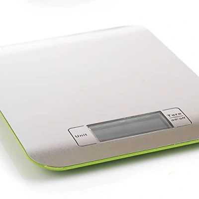 Afbeelding van Mastrad Keukenweegschaal, RVS, 5 kg, Groen