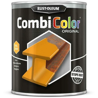 Afbeelding van Rust oleum Combicolor Hoogglans Geeloranje 2000 750 Ml