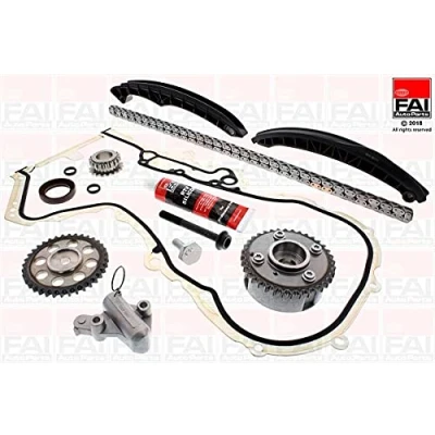 Afbeelding van FAI AutoParts TCK202LVVT Distributiekettingset Met pakkingen, tandwielen Simplex, Geruisloze ketting AUDI: A3 Sportback, Hatchback