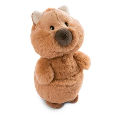 Afbeelding van Quokka Mola pluche dier, 22 cm, bruin, knuffeldier, schattige knuffel om te spelen, voor kinderen en volwassenen, een geweldig cadeau idee