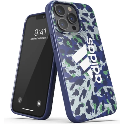 Afbeelding van Adidas Graphic TPU Back Case Geschikt voor Apple iPhone 13 Pro (6.1&quot;) Blauw/Mint