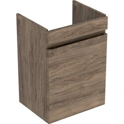 Afbeelding van Geberit Renova Plan fonteinonderbouwkast met deur, noten hickory 435 x