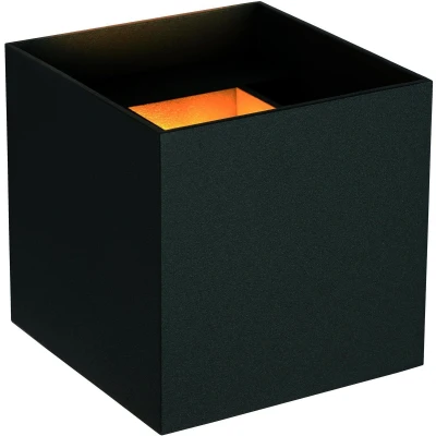 Afbeelding van Lucide AXI Wandspot / Wandlamp Badkamer LED 2x7W 2700K IP54 Verstelbare stralingshoek Zwart
