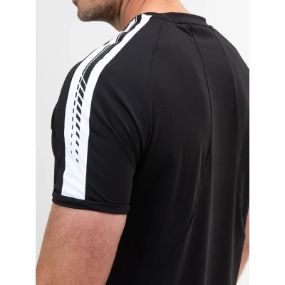 Afbeelding van Sjeng Sports Sinclair Tennisshirt Heren Black Melange XXL