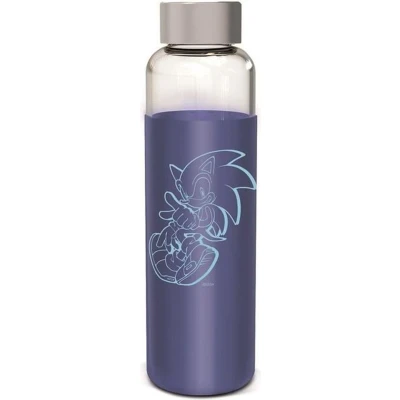 Afbeelding van Fles STOR Sonic Glas met siliconen hoes Herbruikbaar 585 ml