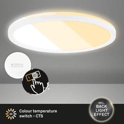 Afbeelding van Briloner Leuchten SLIM Paneelverlichting 18 Watt CTS kleurwisseling wit 2000,3000,4000 Kelvin 400 lm