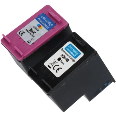 Afbeelding van Huismerk HP 300 (CN637EE) Inktcartridge Zwart + 3 kleuren Voordeelbundel