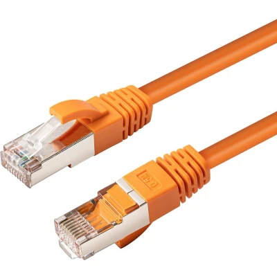 Afbeelding van Microconnect SSTP601O Cat 6 UTP kabel RJ45 1 m Oranje
