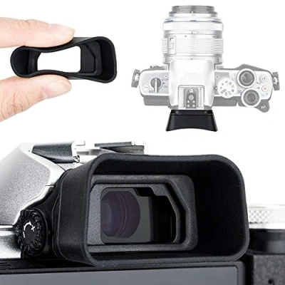 Afbeelding van KIWIFOTOS Oogschelp voor Olympus OM SYSTEM 5, D E M10 Mark III, II, M5 II Vervangt EP 15 16 Standard Eye Cup