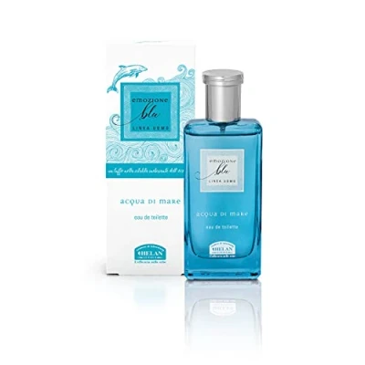Afbeelding van Helan, Emozione Blu parfum voor dames en heren, fris zacht, eau de toilette met sprankelende Marina hoge vitaliteit, bergamot uit Calabrië Siciliaanse citroen, 50 ml