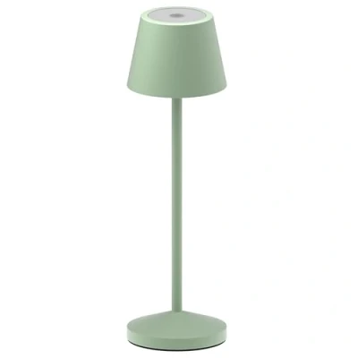 Afbeelding van EMILY Led tafellamp, draadloos, warmwit, dimbaar, H25 cm, olijfgroen