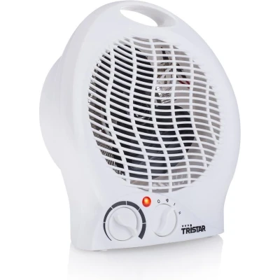 Afbeelding van Tristar Elektrische Campingkachel KA 5039 Ventilatorkachel 2 warmtestanden 10002000 Watt Voor kleine ruimtes Wit
