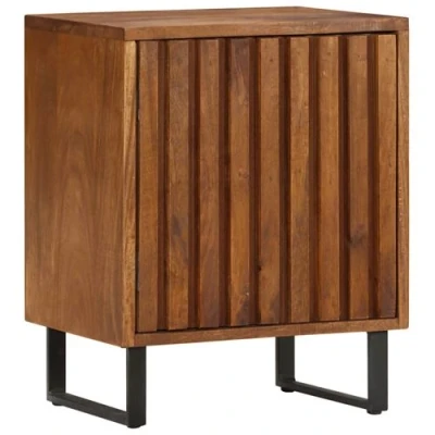 Afbeelding van Nachtkastje 40x30x50 cm massief mangohout