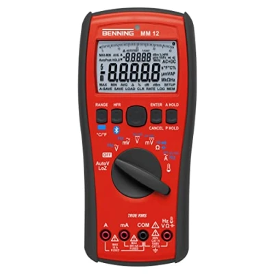 Afbeelding van Benning MM 12 Multimeter Kalibratie (ISO) Digitaal Datalogger CAT IV 600 V, III 1000 V Weergave (counts): 40000