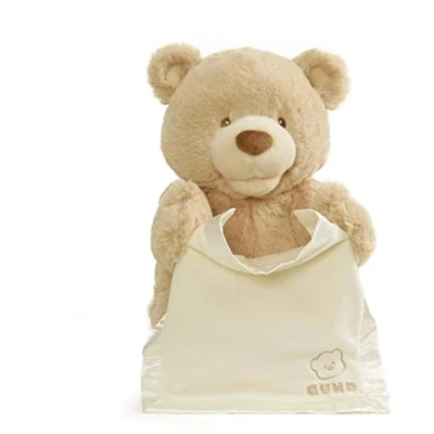 Afbeelding van GUND, Momo interactieve teddybeer voor kinderen en baby&#039;s speelt verstoppen, om te kussen 10 maanden