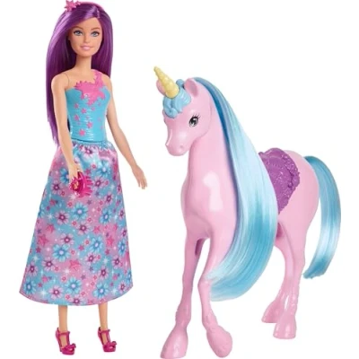 Afbeelding van Barbie eenhoorn pop