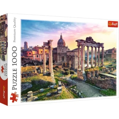 Image de Trefl Puzzle Forum Romain 1000 Pièces, Italie, Rome, Vue du romain, Bâtiment Antique, DIY Puzzle, Divertissement Créatif, Amusant, Puzzles Classiques pour Adultes et Enfants