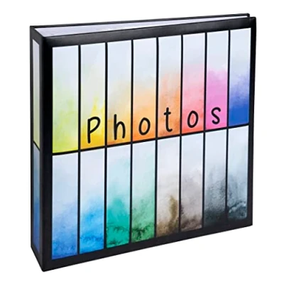Image de Exacompta Rainbow Album 200 x 4x6 po (10x15 cm) noir 1