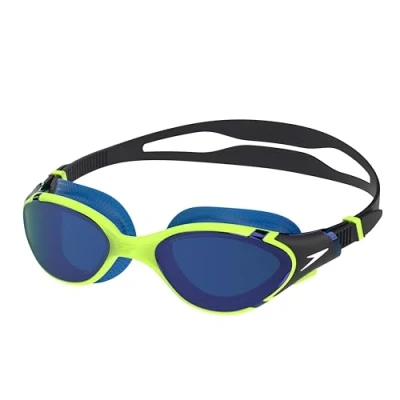 Afbeelding van Speedo Biofuse 2.0 masker elektrische limoen/kobal uniseks zwembril voor volwassenen, één maat
