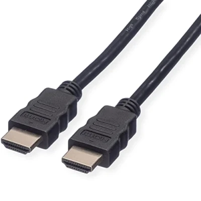 Afbeelding van ROLINE HDMI High Speed kabel met Ethernet m M, zwart, 1