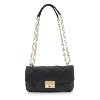 Afbeelding van Michael Kors SM Conv Chain Shldr, Sac à main pour femme, unique, Noir, Taglia unica
