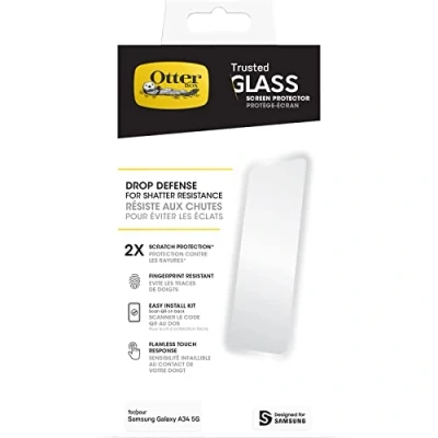 Afbeelding van Otterbox Trusted Glass Screenprotector (glas) Galaxy A34 5G 1 stuk(s) 77 92081