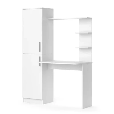 Afbeelding van Vicco Bureau Tessa, Wit, 122.9 x 52 cm